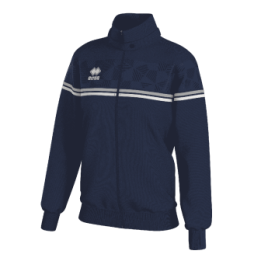Chaqueta de gimnasia DIANA-02, azul marino, rayas blancas y grises