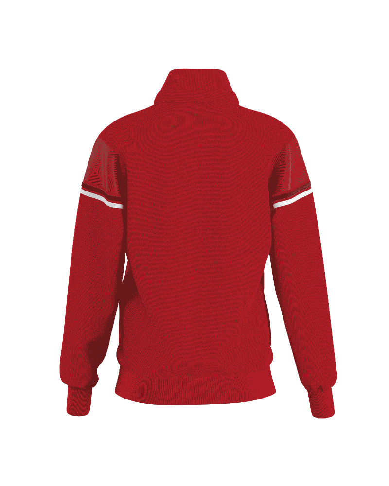 Gymnastics Track Jacket DIANA-04, red with white stripes – view 2