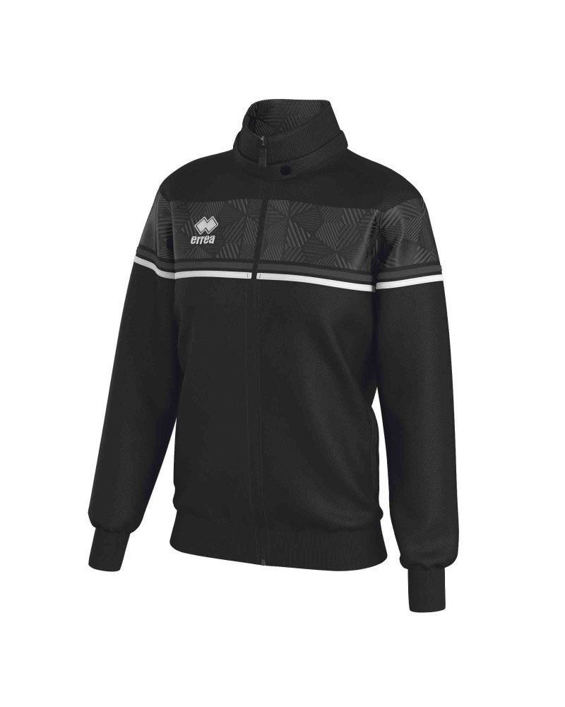 Gymnastics Track Jacket DIANA-06, black with a grey panel