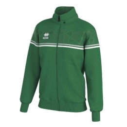 Veste de gymnastique DIANA-07, vert, bandes blanches