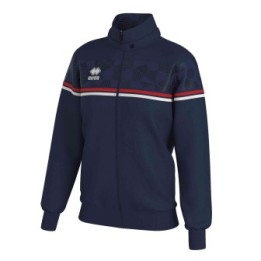 Trainingsjacke Turnen DIANA-11, Marineblau mit roten und weißen Streifen