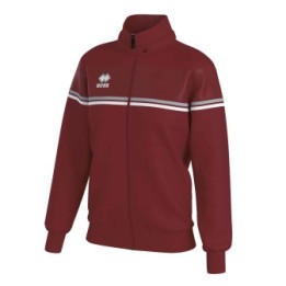 Gymnastics Track Jacket DIANA-12, burgundy with white stripes