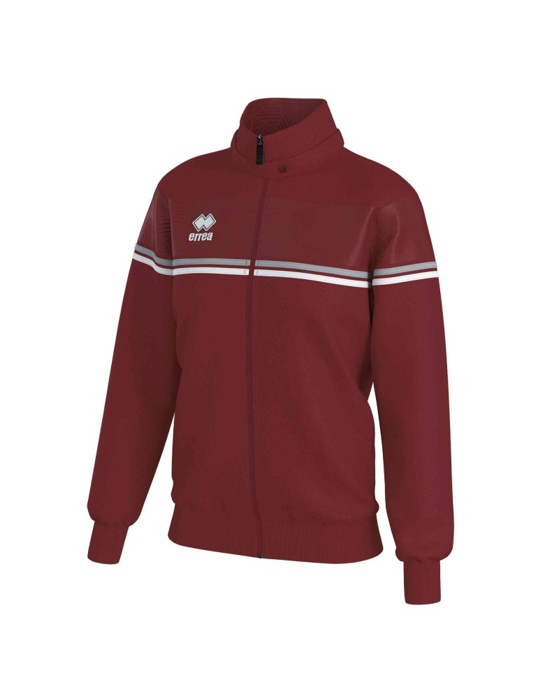 Veste de gymnastique DIANA-12, bordeaux, bandes blanches