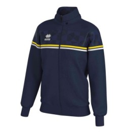 Chaqueta de gimnasia DIANA-14, azul marino, rayas amarillas