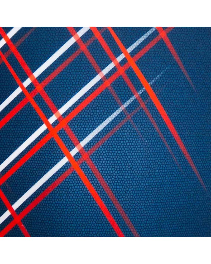 Maillot de gimnasia masculino Octave-01, azul marino, blanco y rojo – vista 3