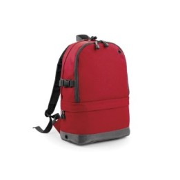 Sac à dos gym rouge, rouge et gris