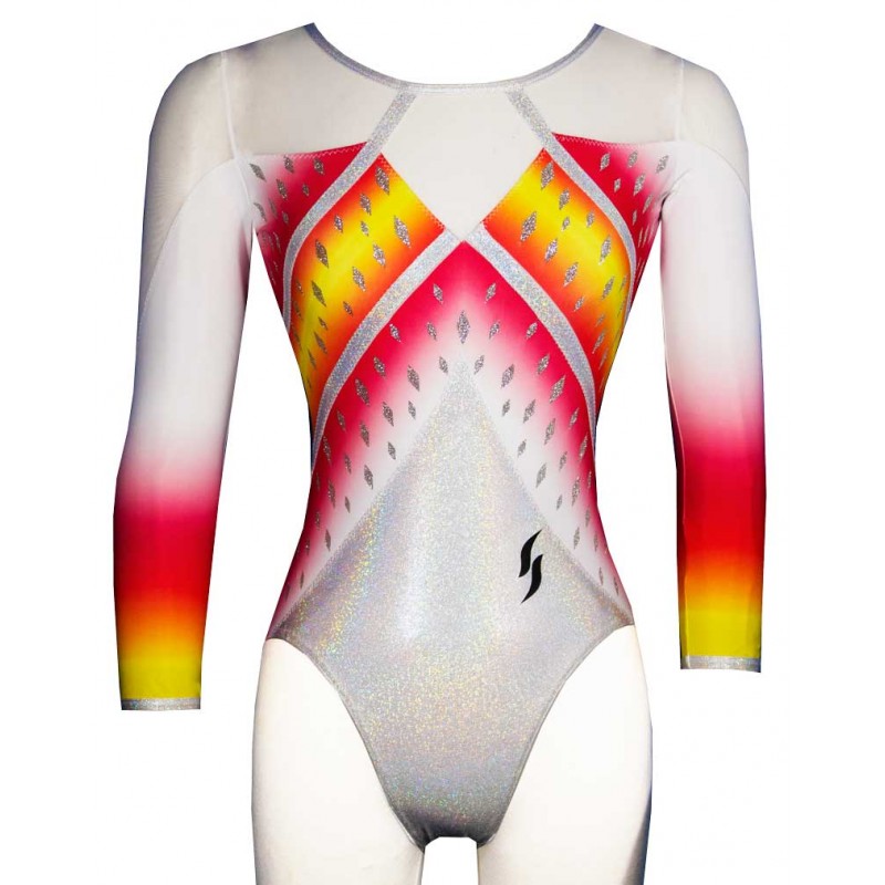 Justaucorps De Gymnastique Ozone Midwest – Rouge, Adulte Small (petit), Sans Manches, Occasion