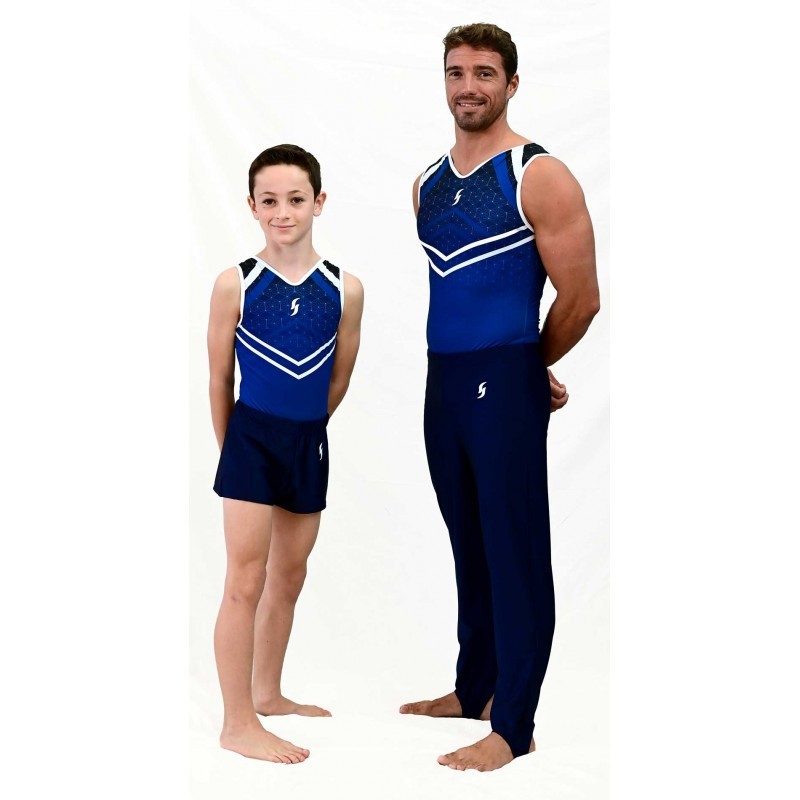 Sxiwei Enfant Garçon Justaucorps Gymnastique Sans Manches Leotard