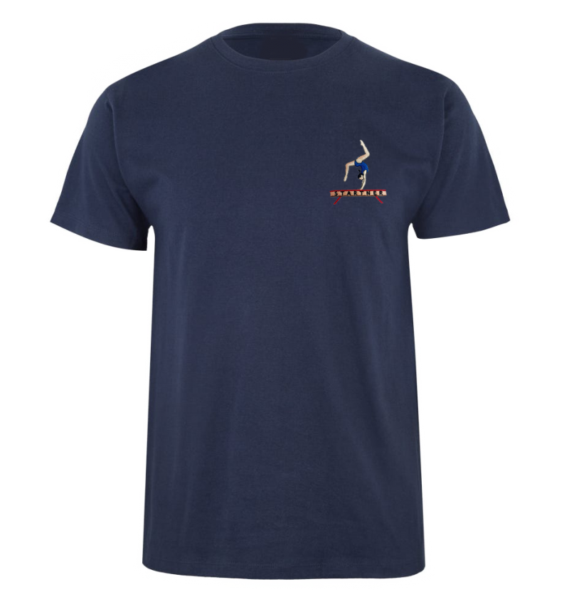 T-shirt gymnaste - bleu