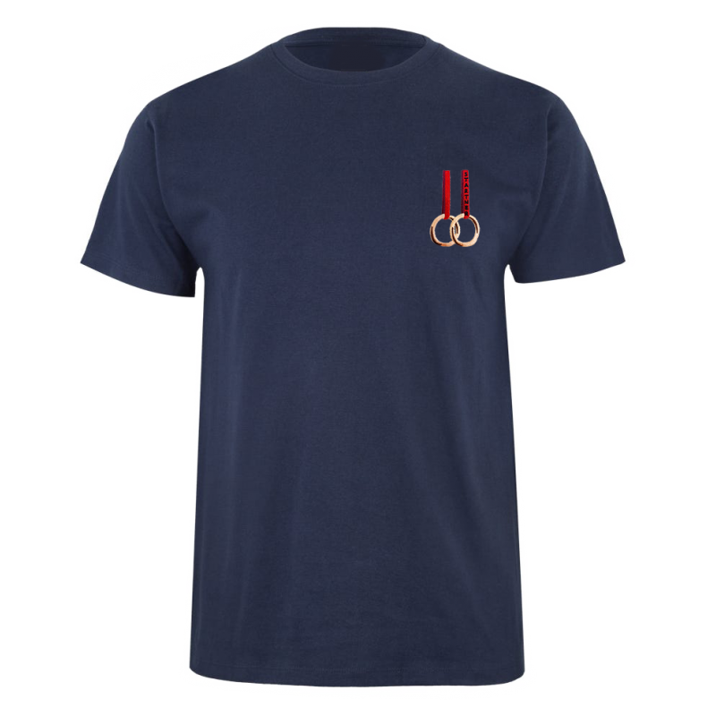 T-shirt anneaux - Bleu