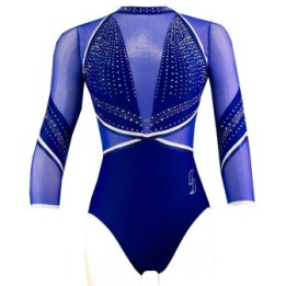 Gymnastics Leotard Venise-02, royal blue