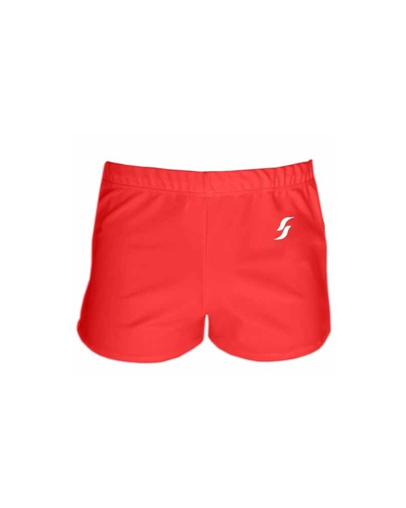 Pantalón corto de gimnasia rojo