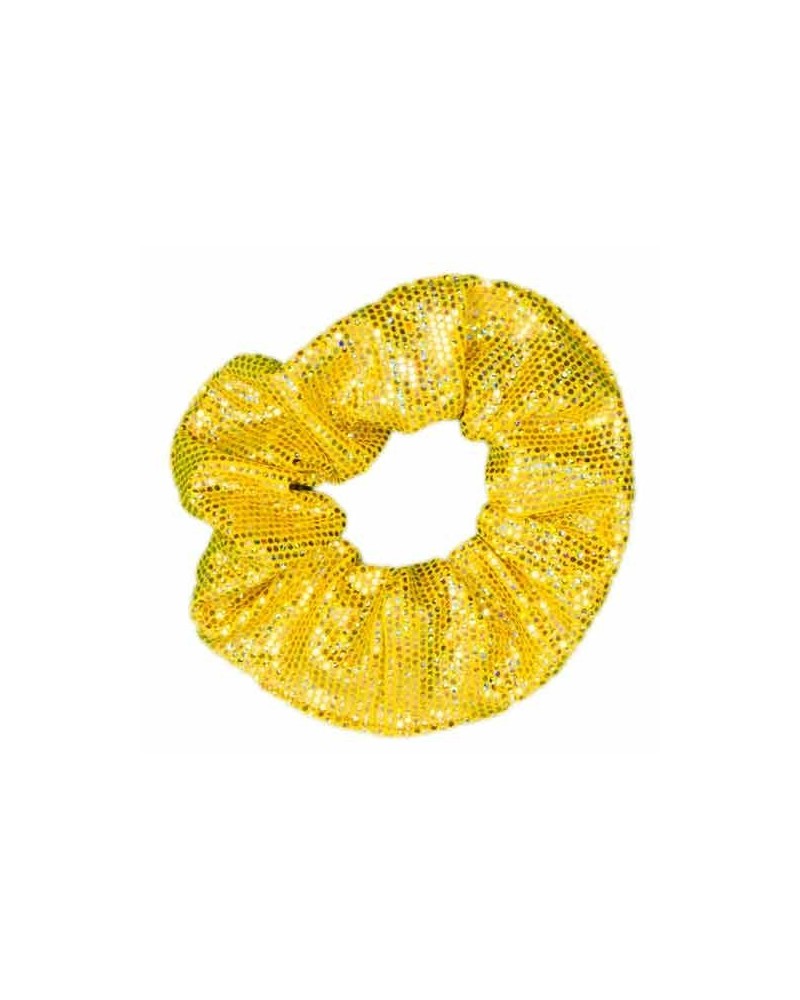 Metallic-Scrunchie Gelb