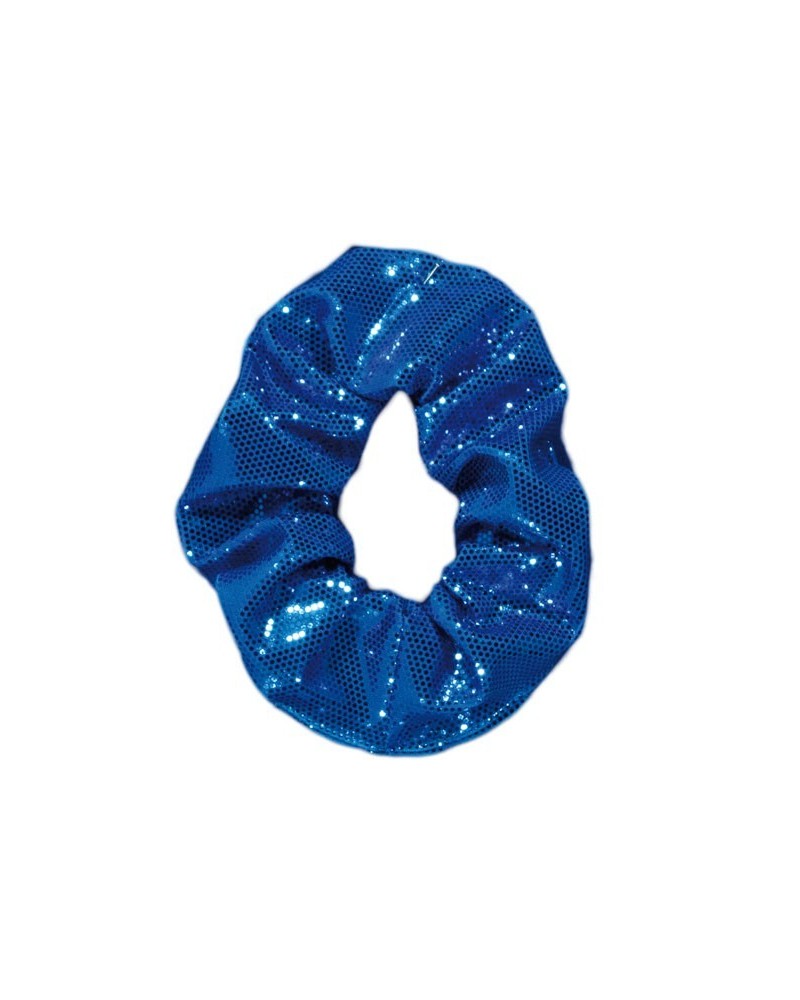 Metallic-Scrunchie Königsblau