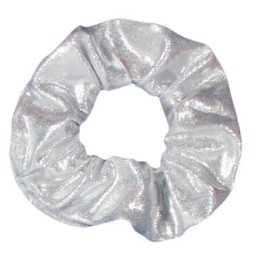 Chouchou poudré argent