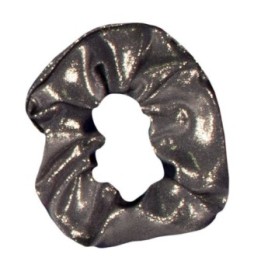Grey Shimmer Scrunchie