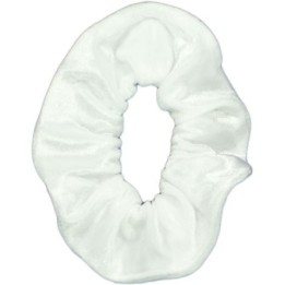 White Velvet Scrunchie