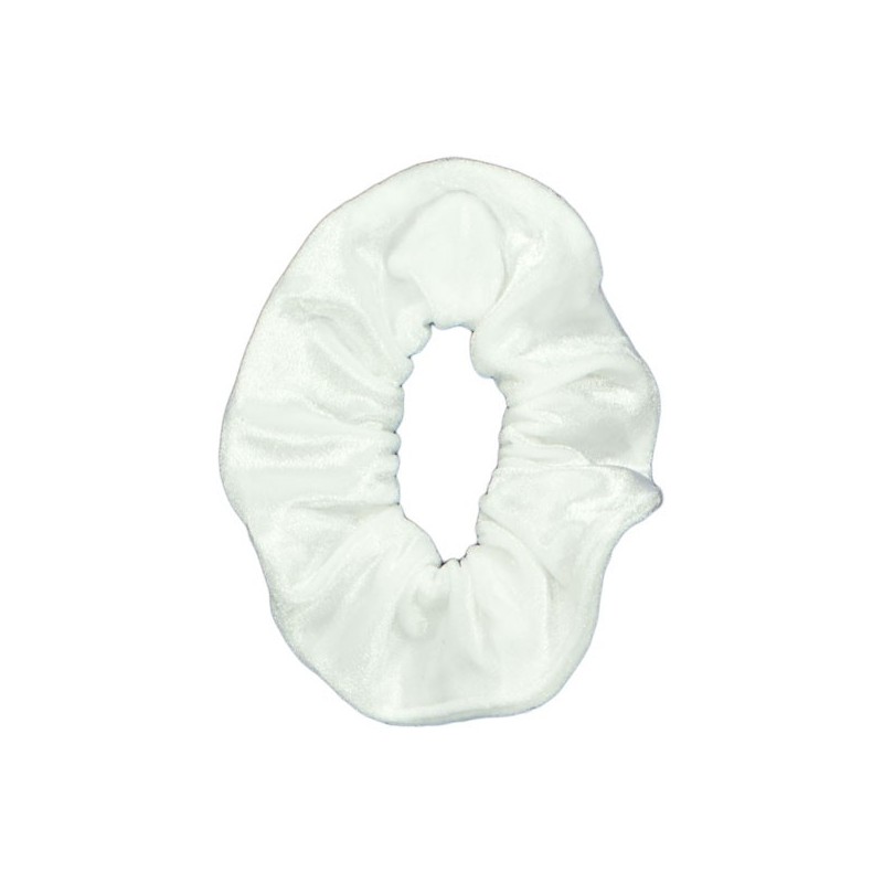 Chouchou velours blanc