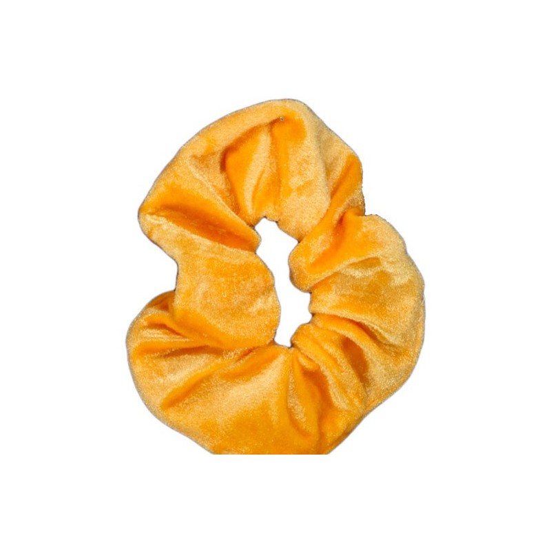 Chouchou velours orange