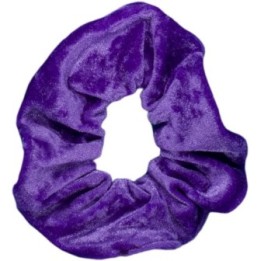 Chouchou velours violet