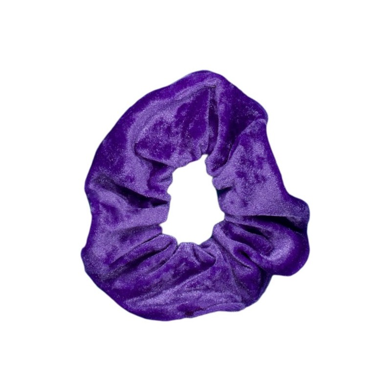Chouchou velours violet