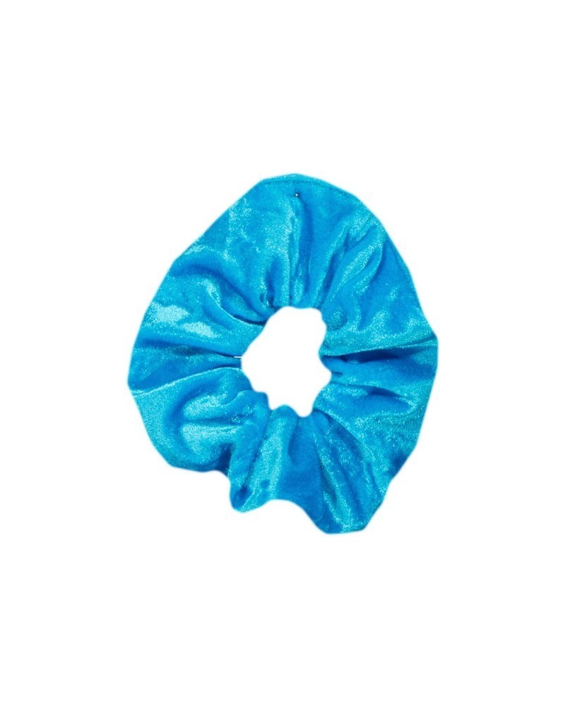 Chouchou velours turquoise