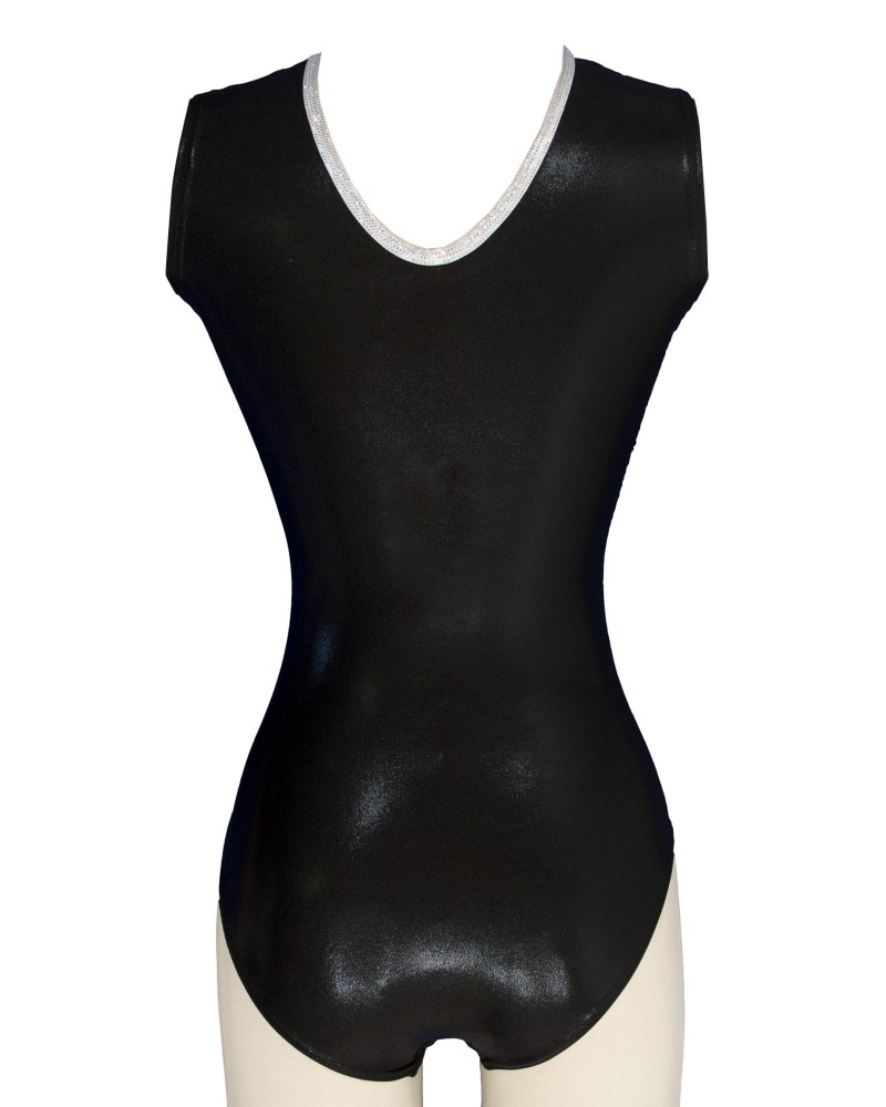 Gymnastics Leotard Gwen Black, metallic black – view 2