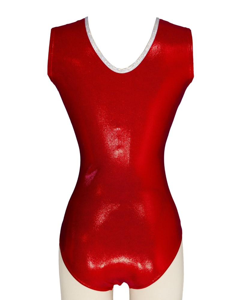 Turnanzug Gwen Rot, Metallic-Rot – Ansicht 2