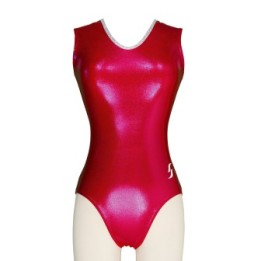 Gymnastics Leotard Gwen Fuchsia, metallic fuchsia