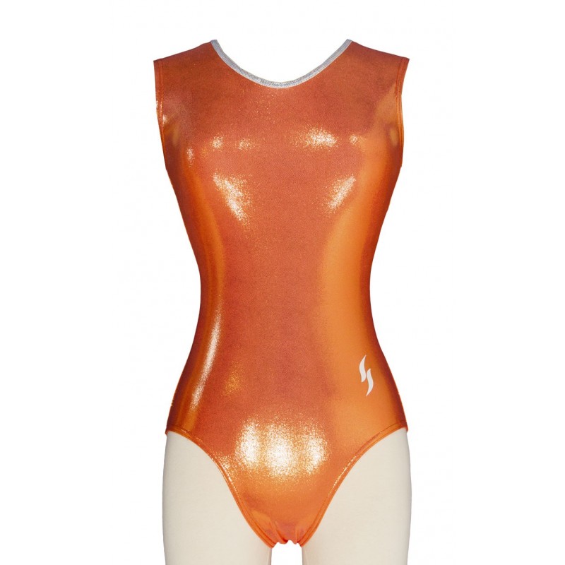 Justaucorps Gymnastique Gwen Orange Justaucorps Gymnastique Gwen Orange