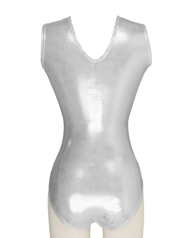 Gymnastics Leotard Gwen Silver, metallic silver – view 2