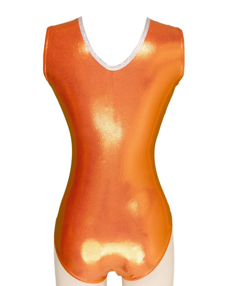 Justaucorps de gym Gwenfe orange, orange métallisé – vue 2