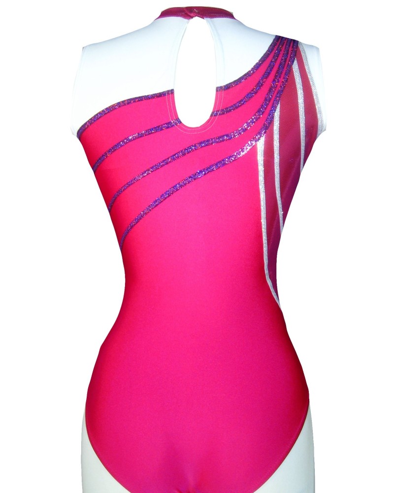 Vereinsturnanzug Celine-01, Fuchsia – Ansicht 2