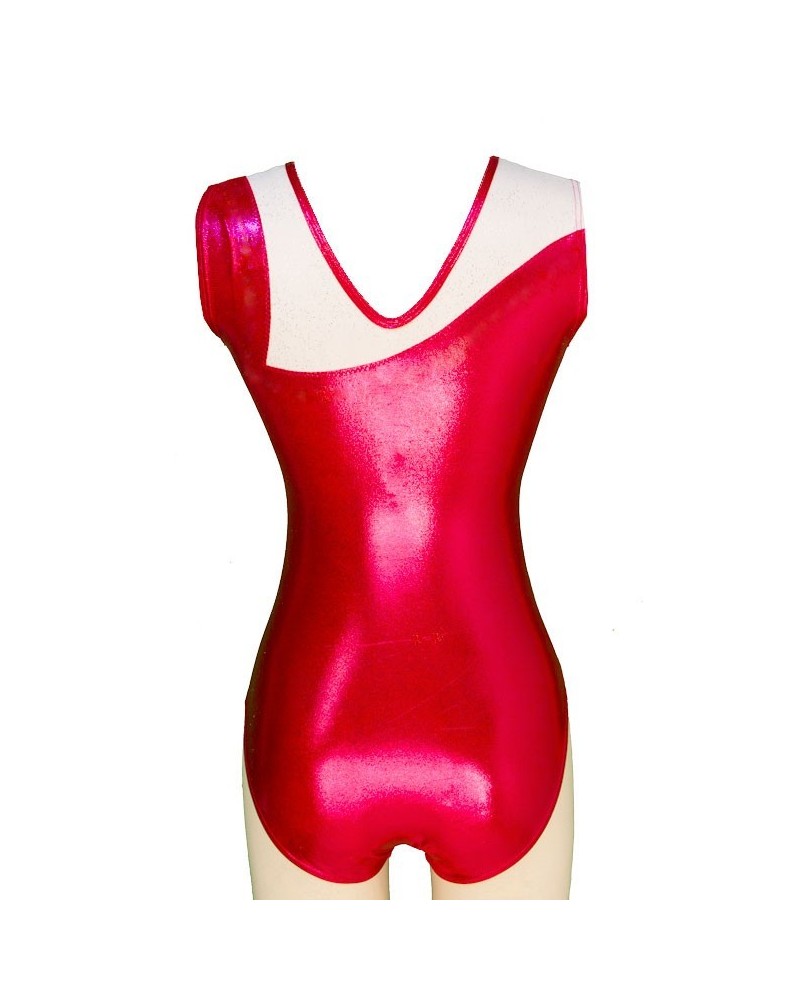 Clubturnpakje Lilou-02, metallic rood en roze – weergave 2