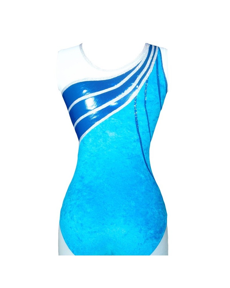 Club Gymnastics Leotard Candide-01, turquoise – view 2